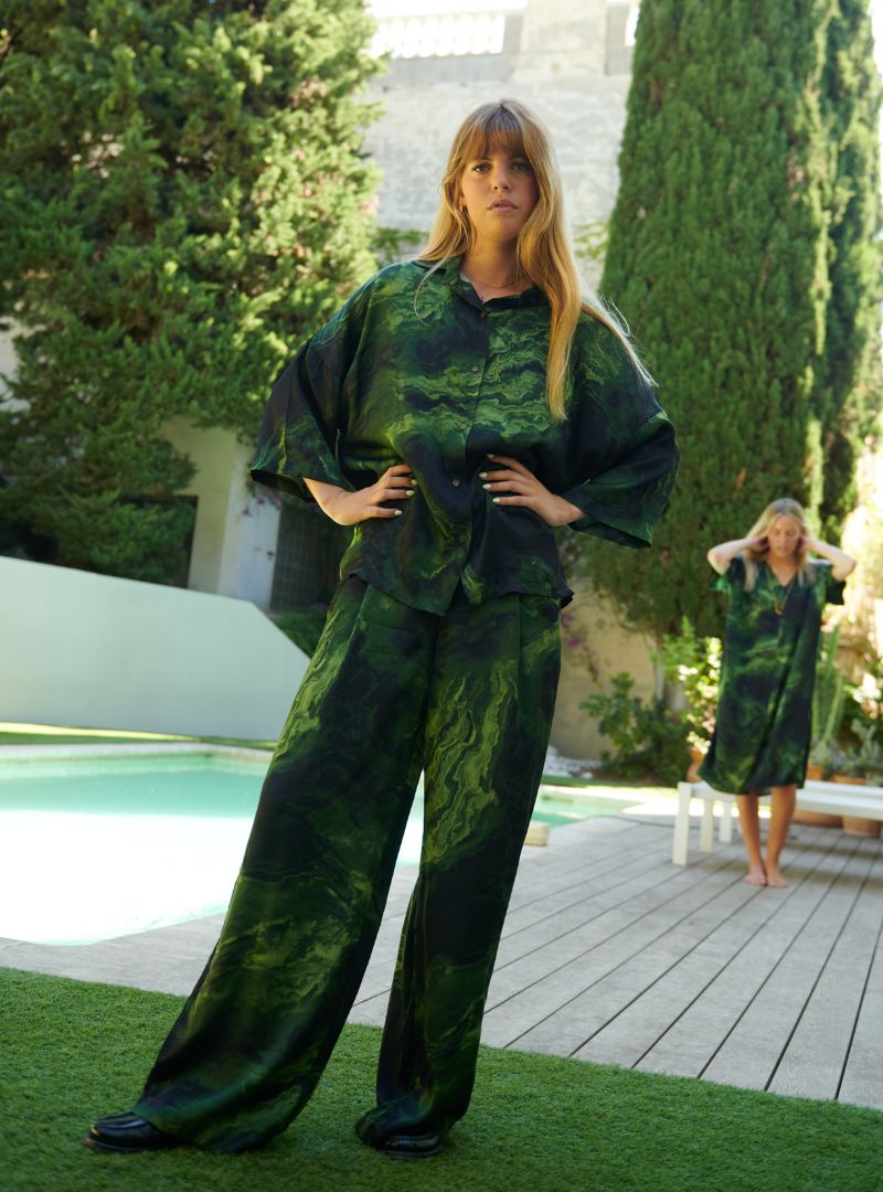 Cotton gauze pants