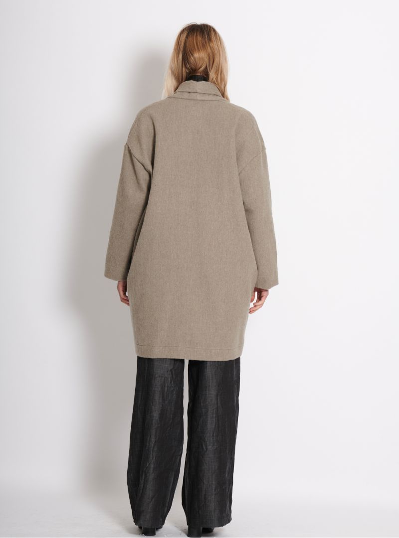 Manteau Tom Uni Beige
