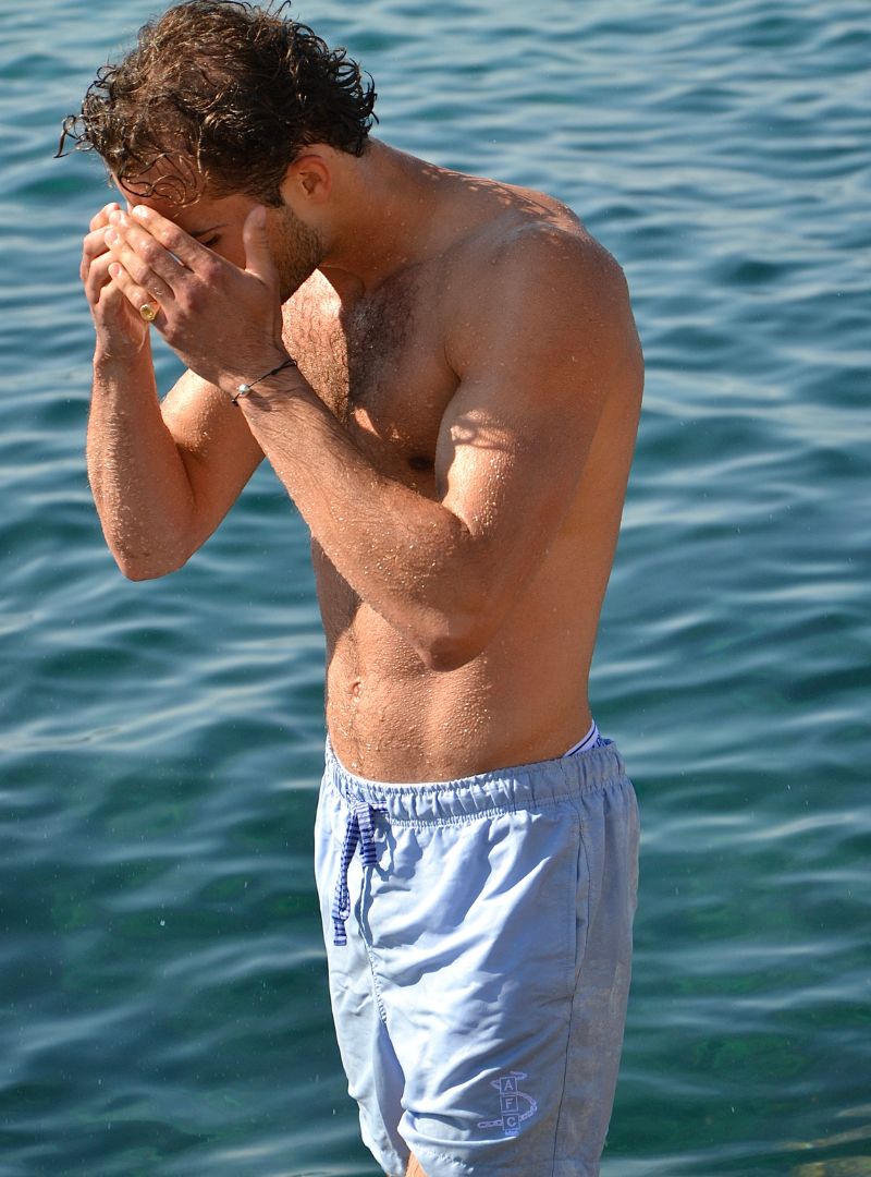 Maillot bleu clair