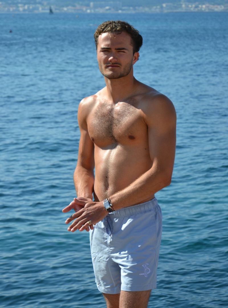 Maillot bleu clair