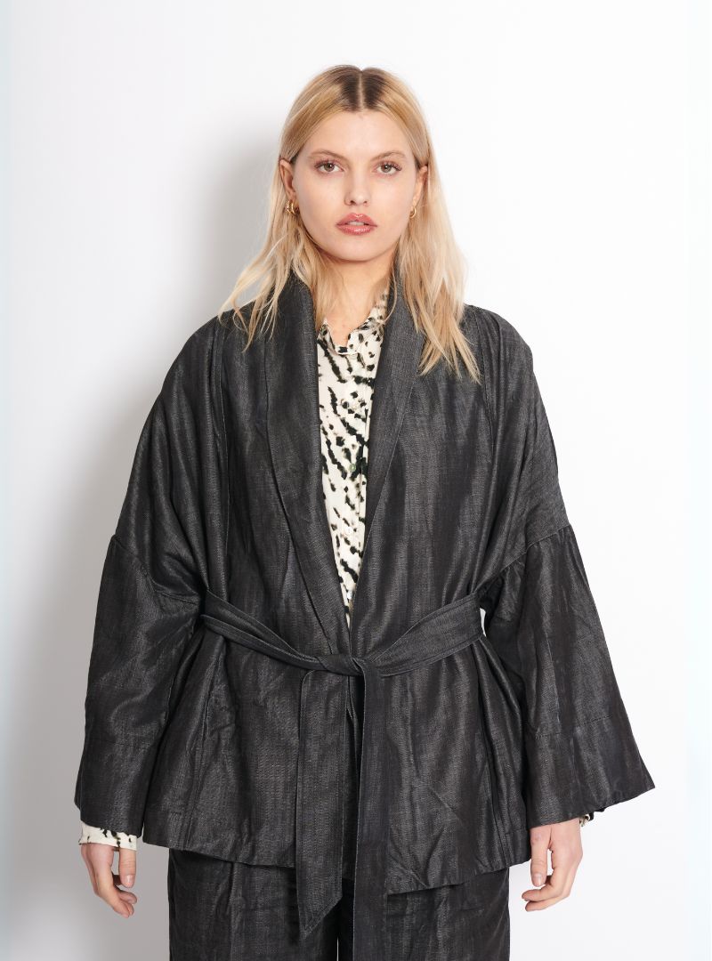 Veste Yuka Jean Noir