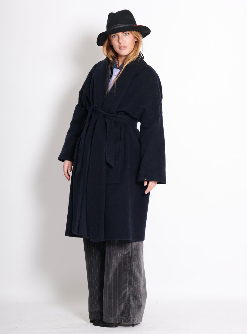 Manteau Paul Uni Marine