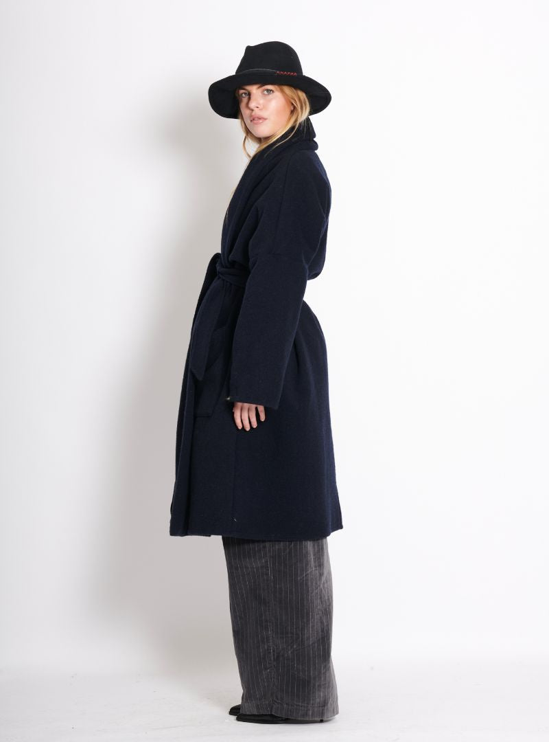 Manteau Paul Uni Marine