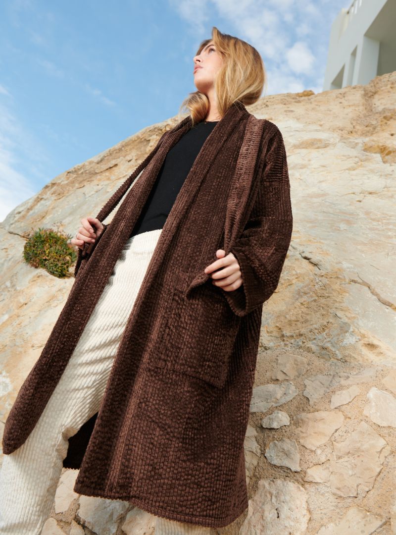 Manteau Paul Velours Côtelé