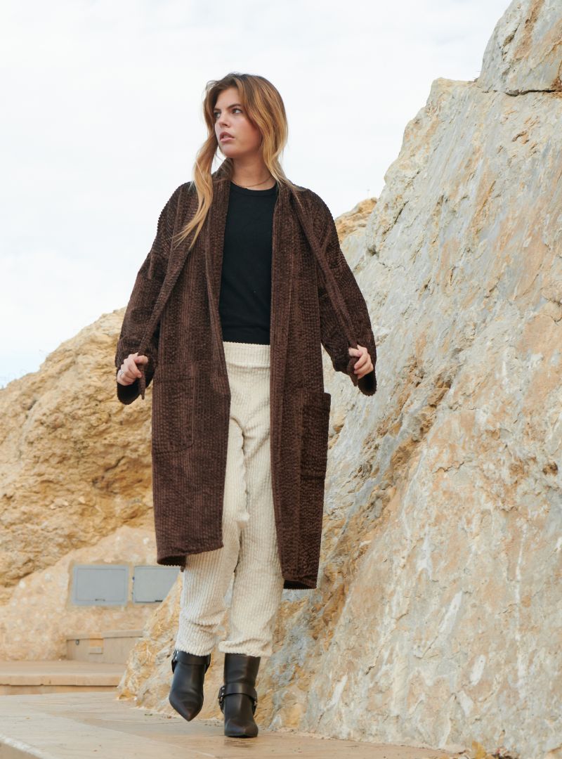 Manteau Paul Velours Côtelé