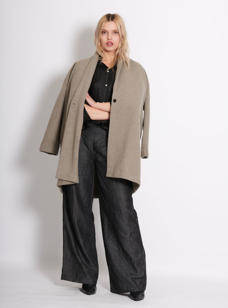 Manteau Tom Uni Beige