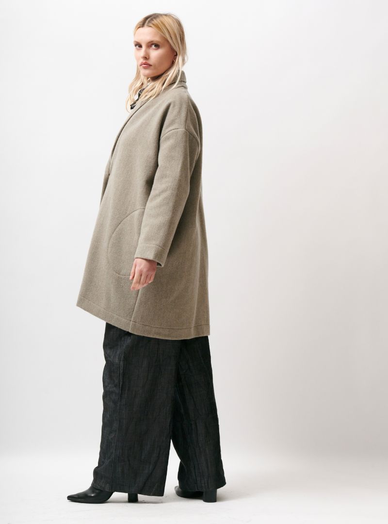 Manteau Tom Uni Beige