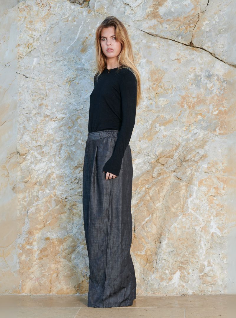 Pantalon Zen Jean Noir