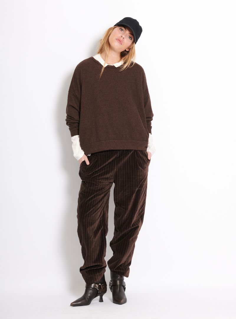 Sweat Maille Café