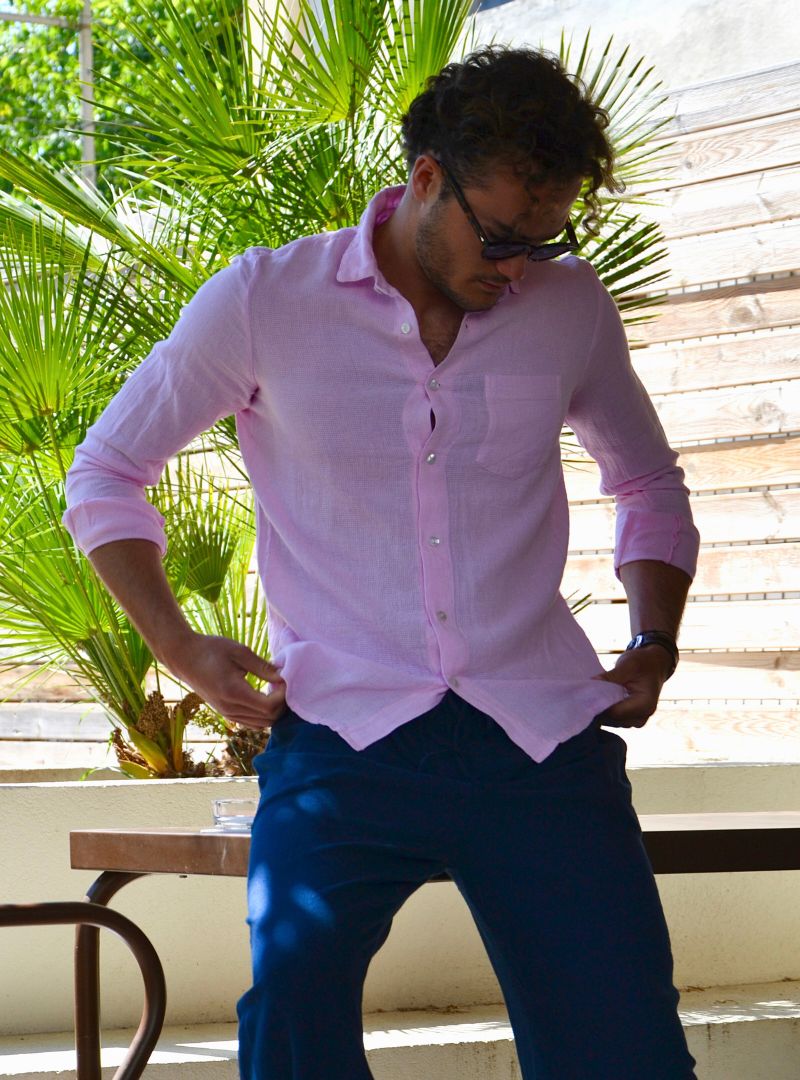 Chemise nid d'abeille opéra