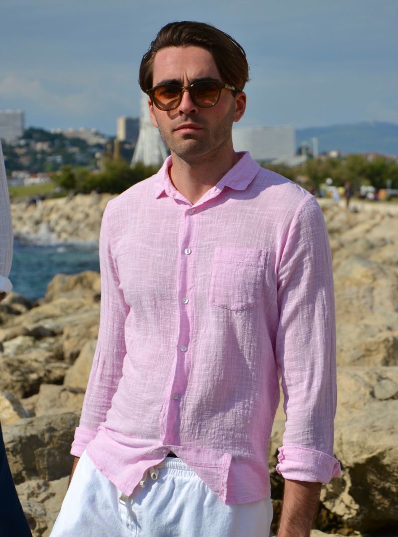 Chemise en lin opéra