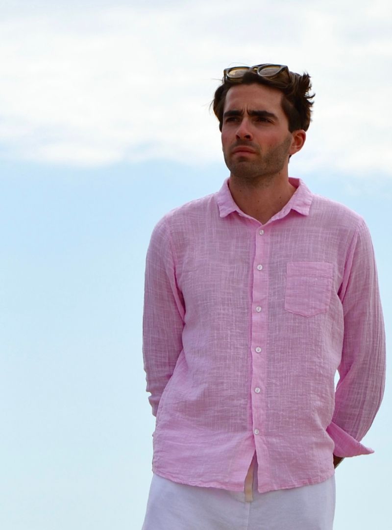 Chemise en lin opéra